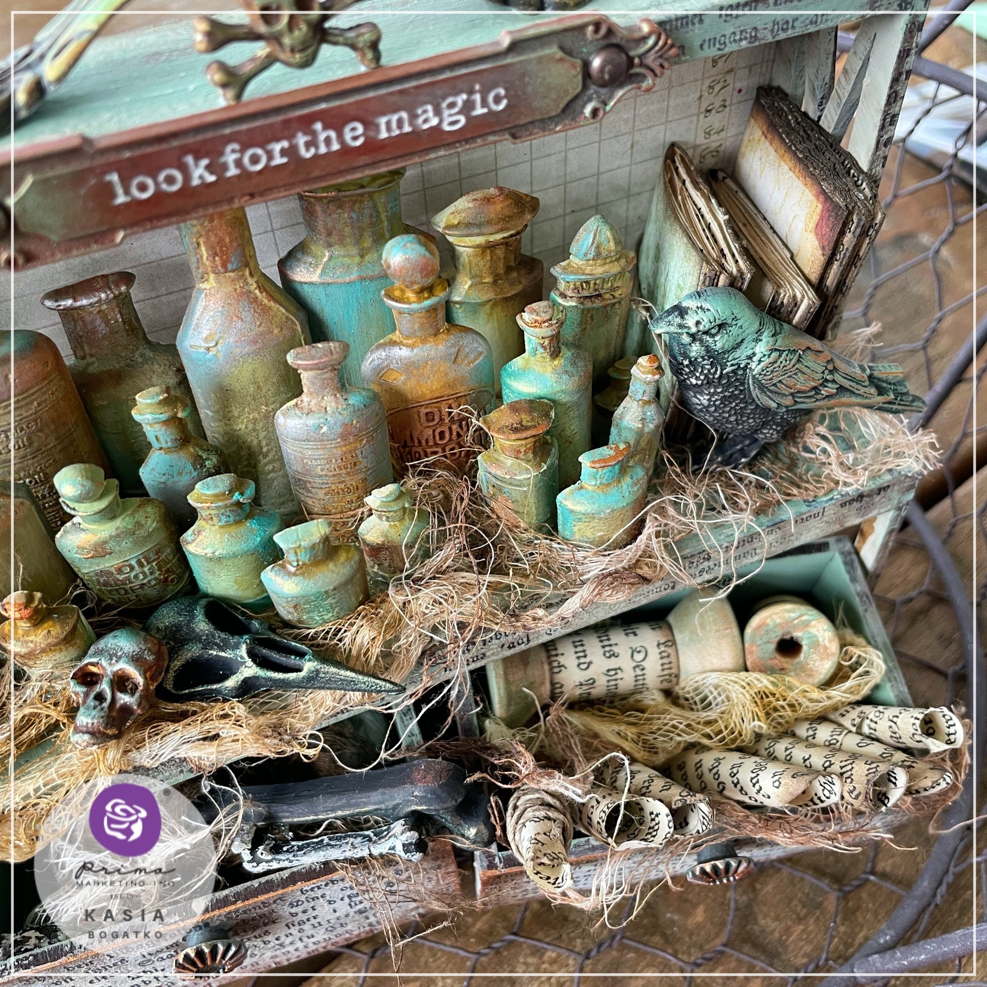 Finnabair Decor Moulds -Flocking Birds