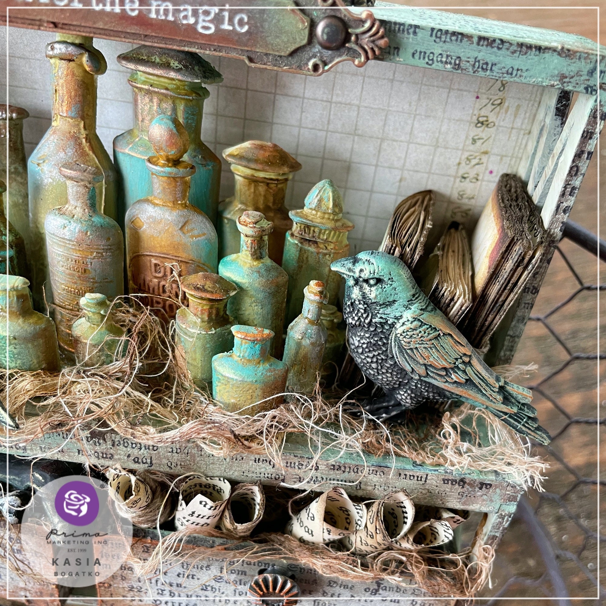 Finnabair Decor Moulds -Flocking Birds
