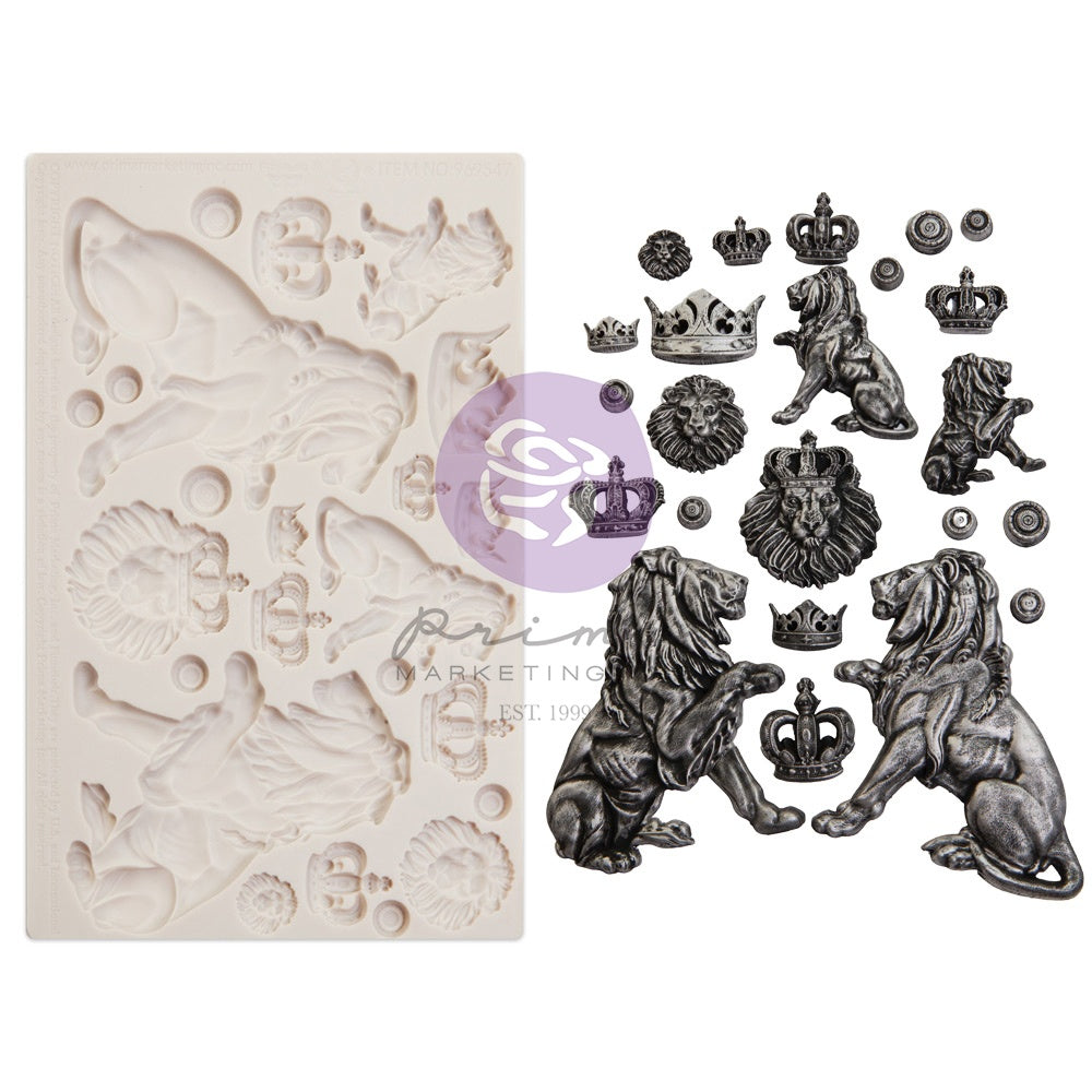 Finnabair Decor Moulds -Regal Lions