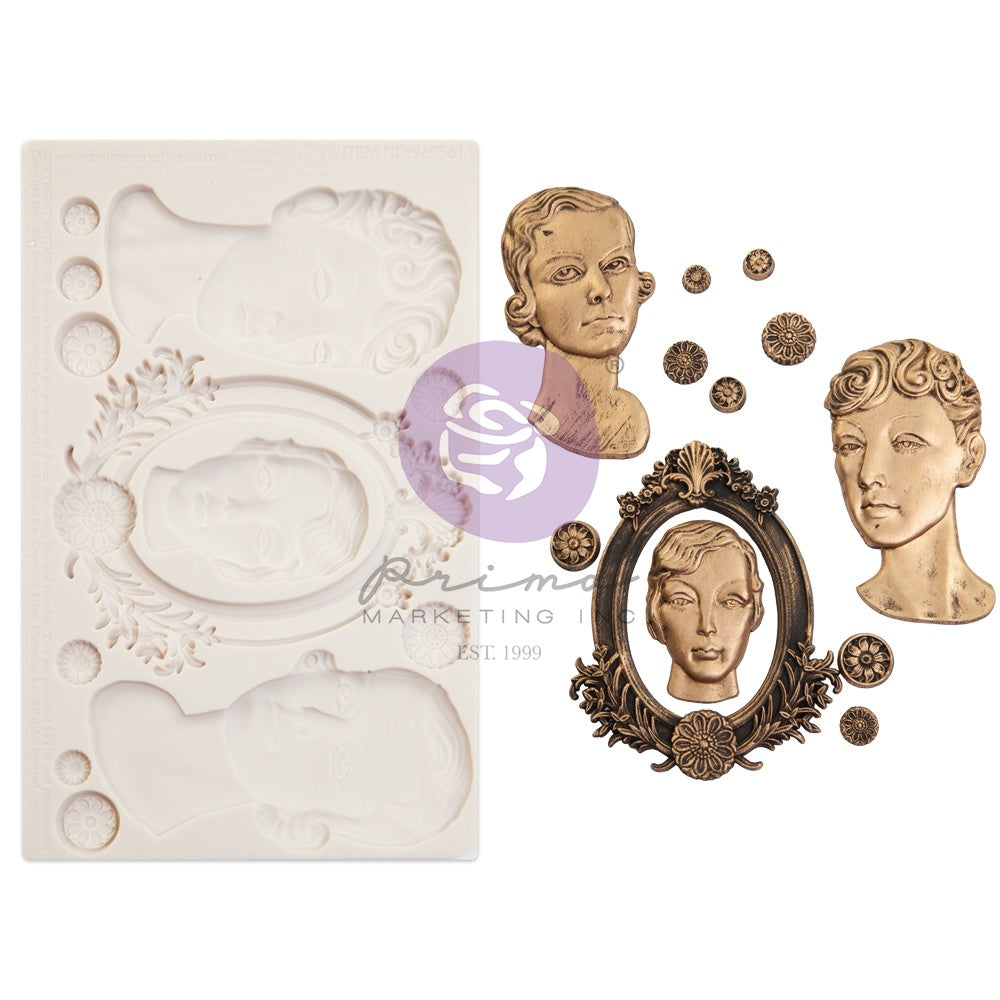 Finnabair Decor Moulds -Vintage Ladies