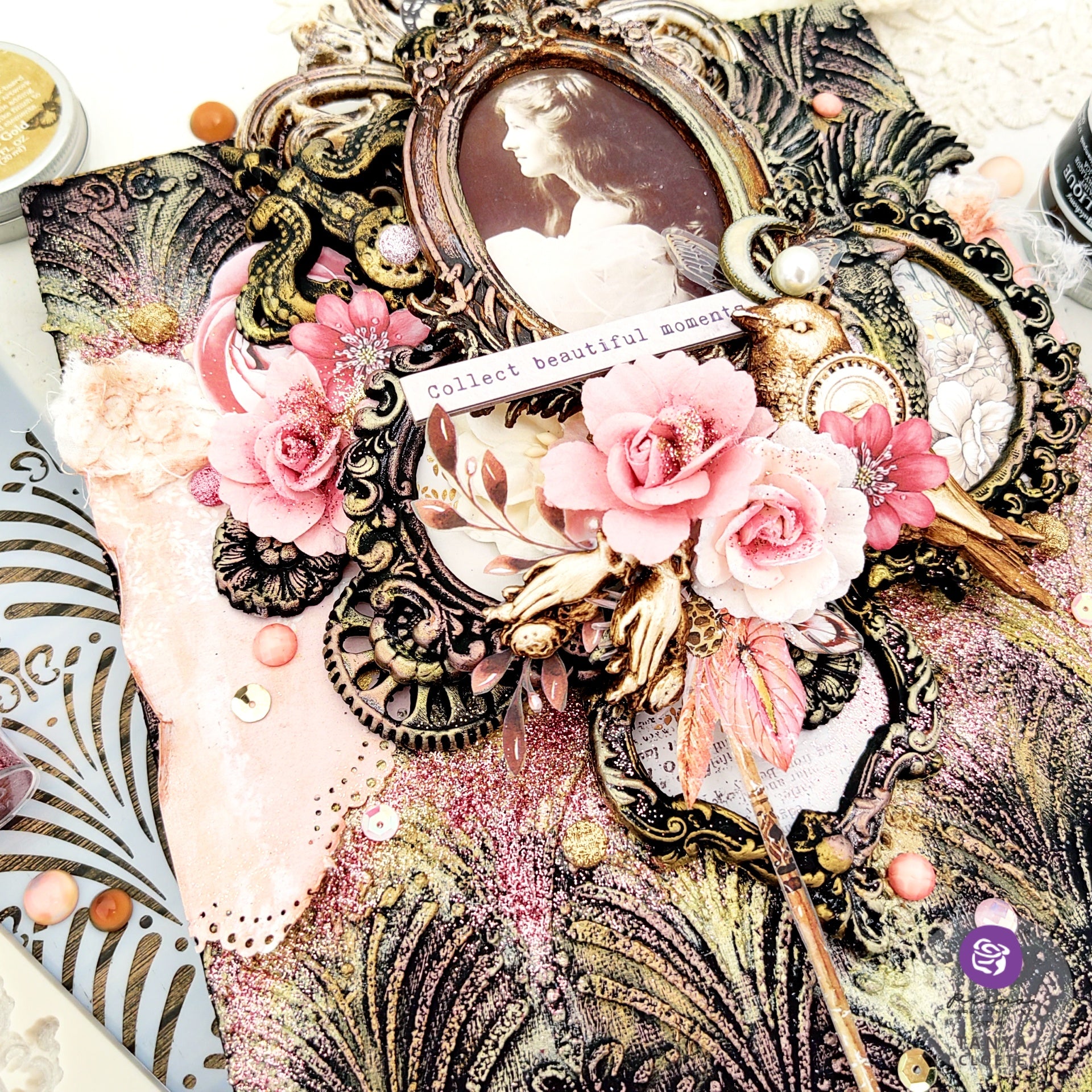 Finnabair Decor Moulds -Vintage Ladies