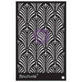 Finnabair Stencil 6"X9"-Art Deco Wall