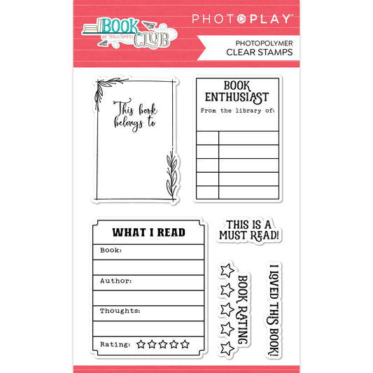 Photoplay Book Club Photopolymer Clear Stamps