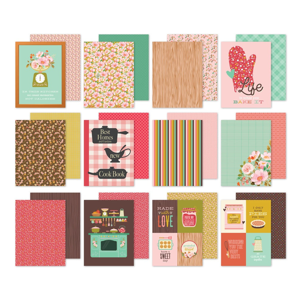 Simple Stories What's Cookin'? -Double-Sided Paper Pad 6X8