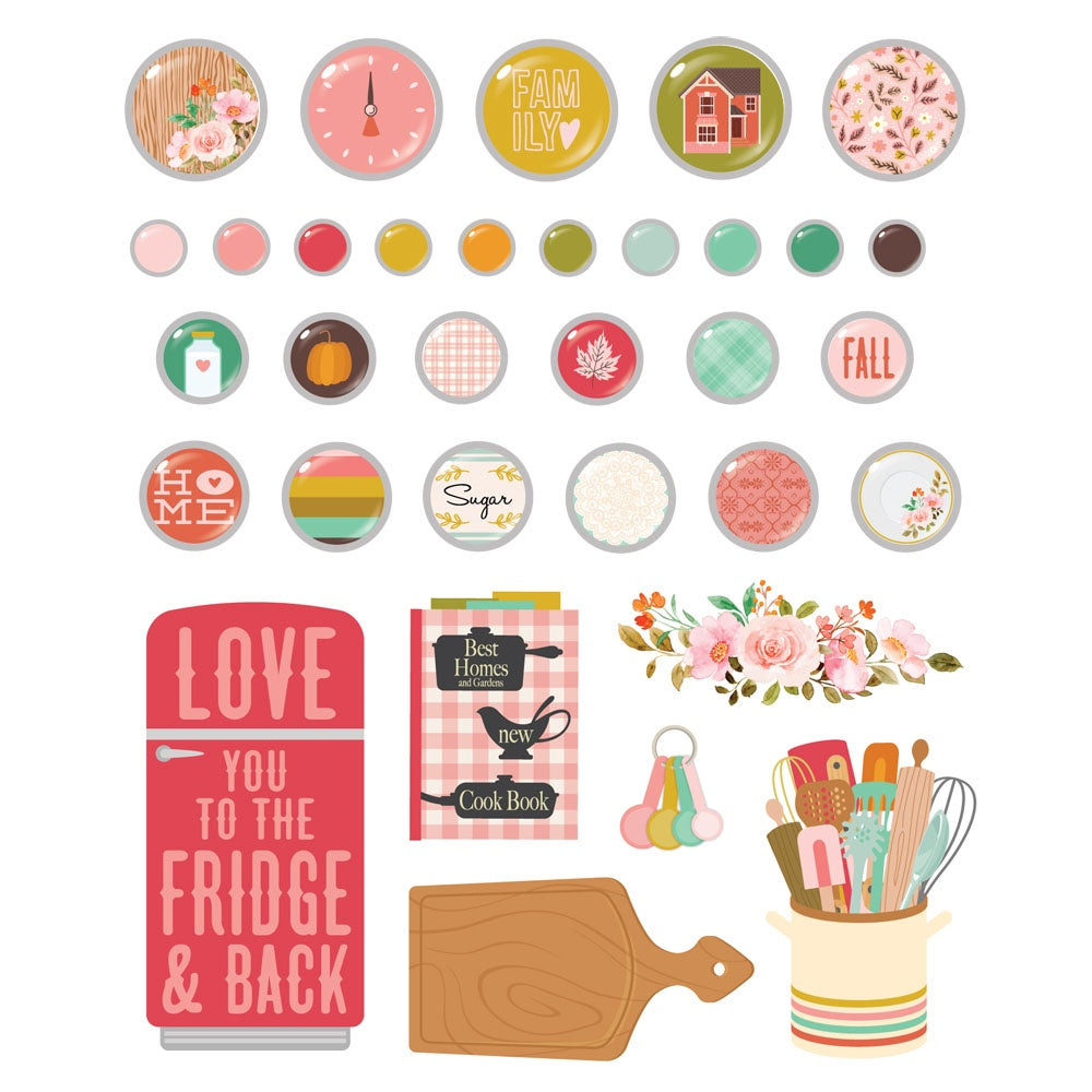 Simple Stories What's Cookin'? - Decorative Brads