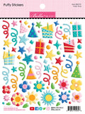 Birthday Bash  Puffy Stickers-Party Time