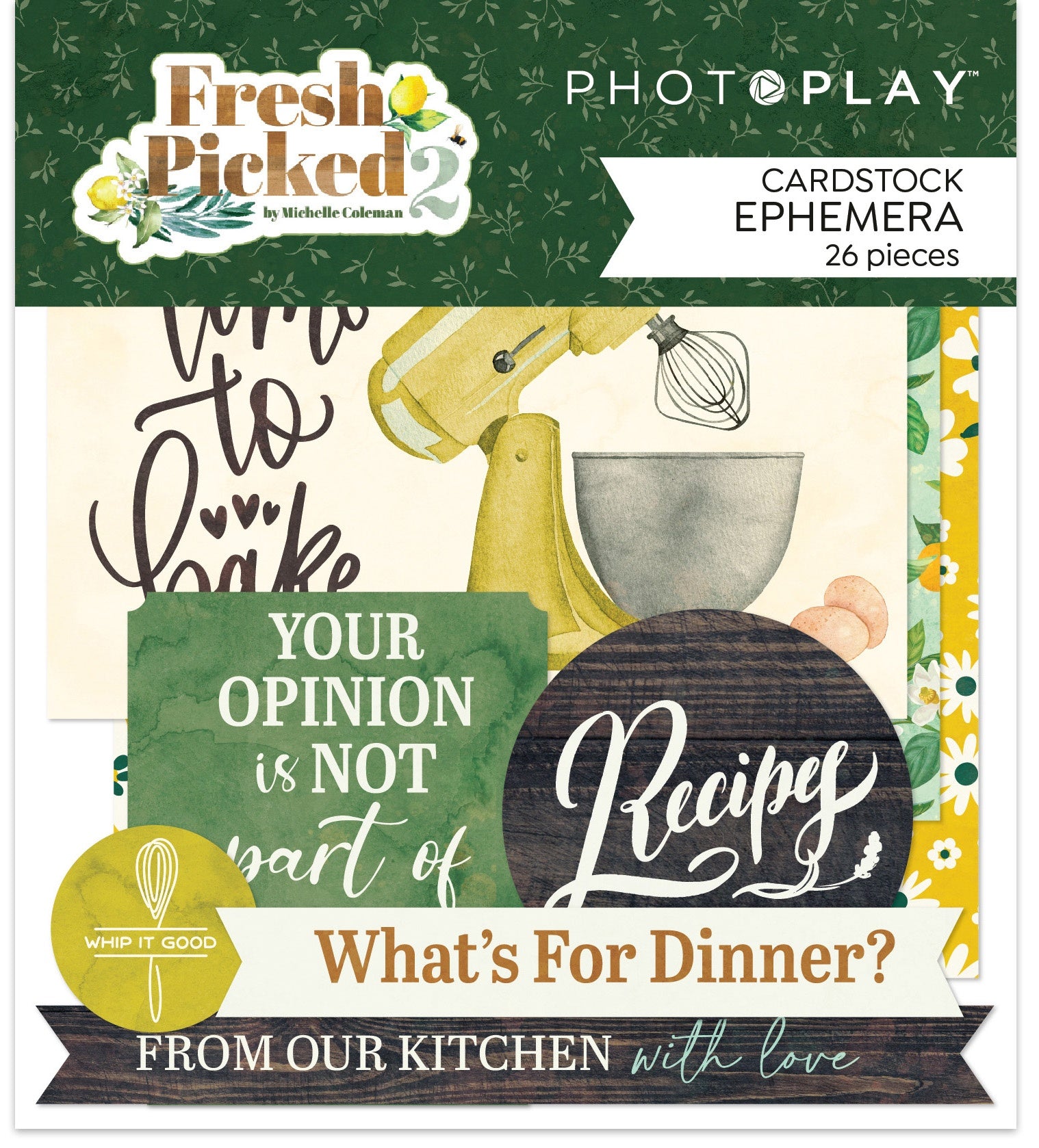 Photoplay Fresh Picked 2 Cardstock Die-Cuts