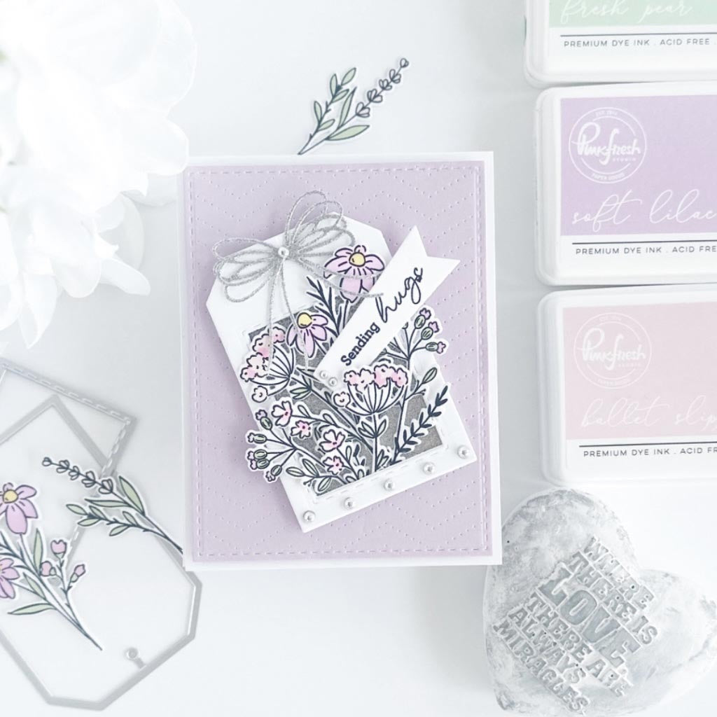 Pinkfresh Studio Die Set-Shaker Tag Book