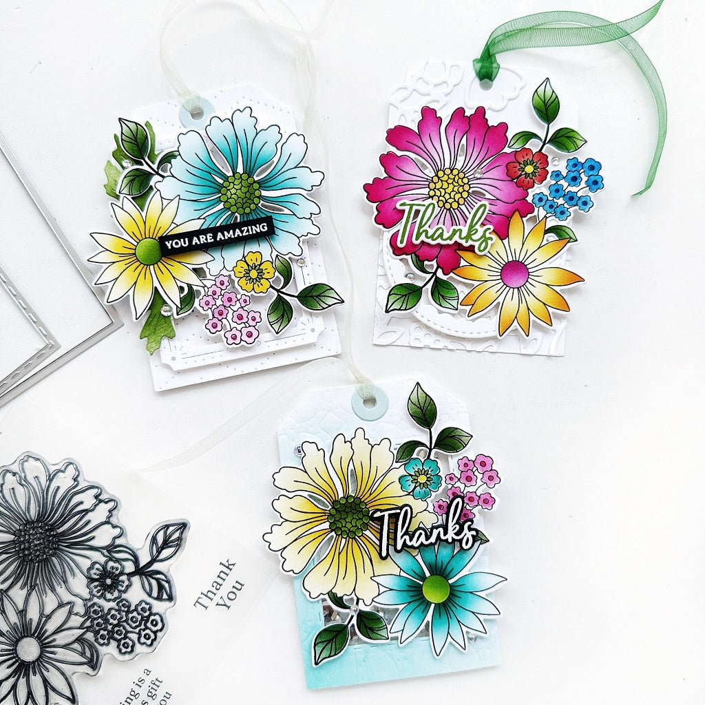 Pinkfresh Studio Die Set-Shaker Tag Book