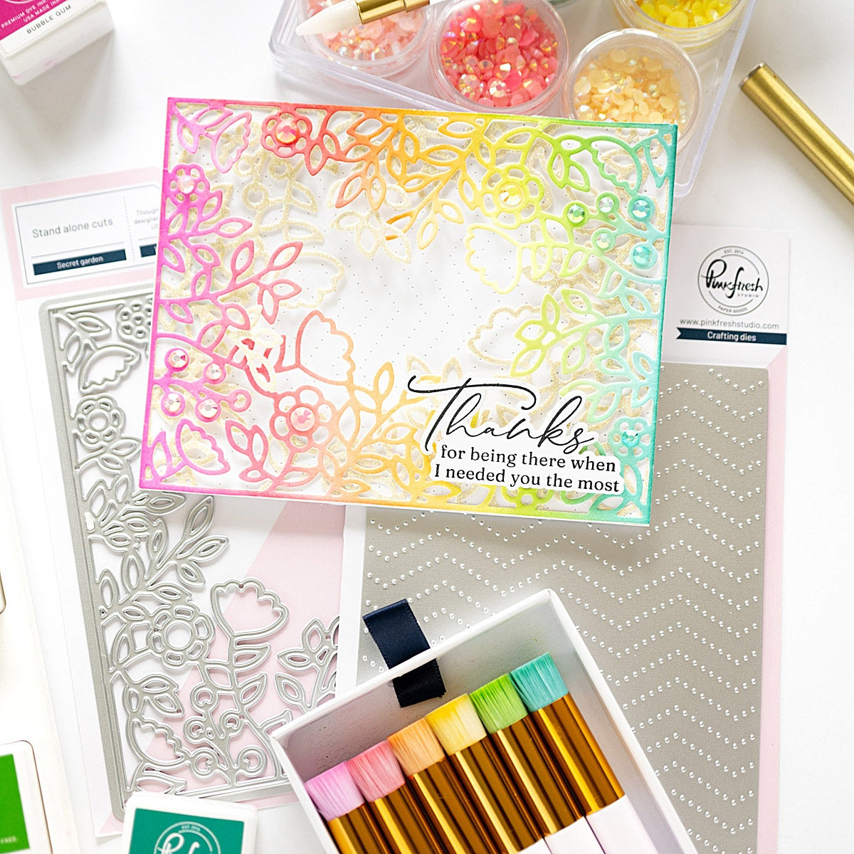 Pinkfresh Studio Die-Secret Garden