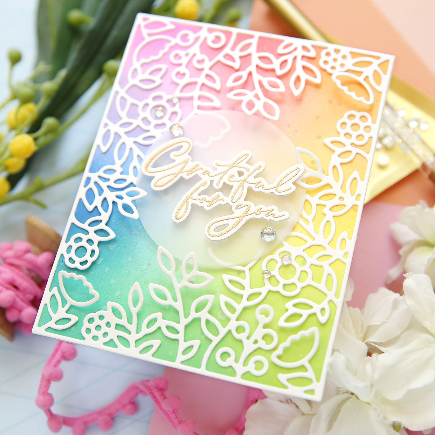 Pinkfresh Studio Die-Secret Garden