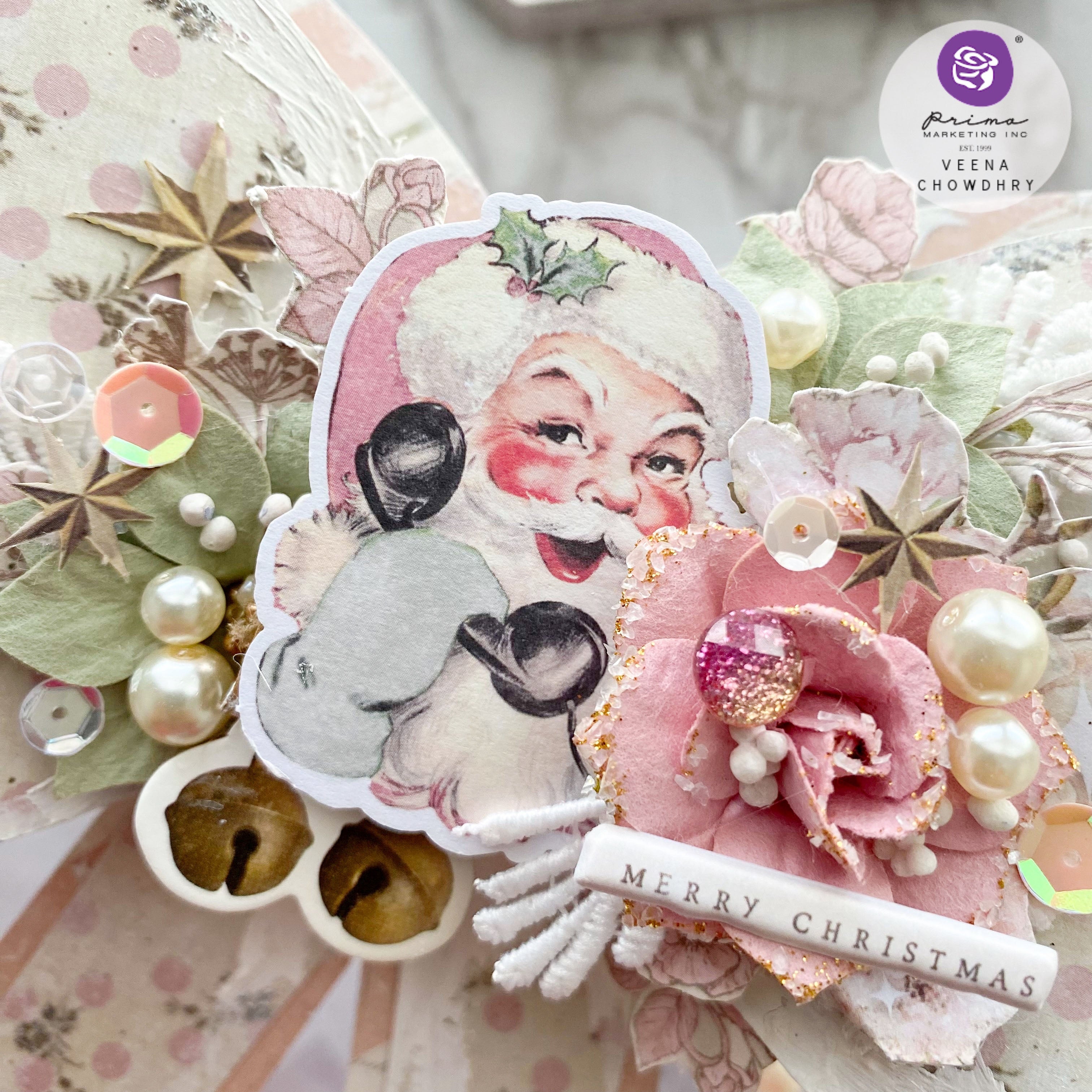 Prima Marketing Christmas Market By Frank Garcia Puffy Stickers-Magical