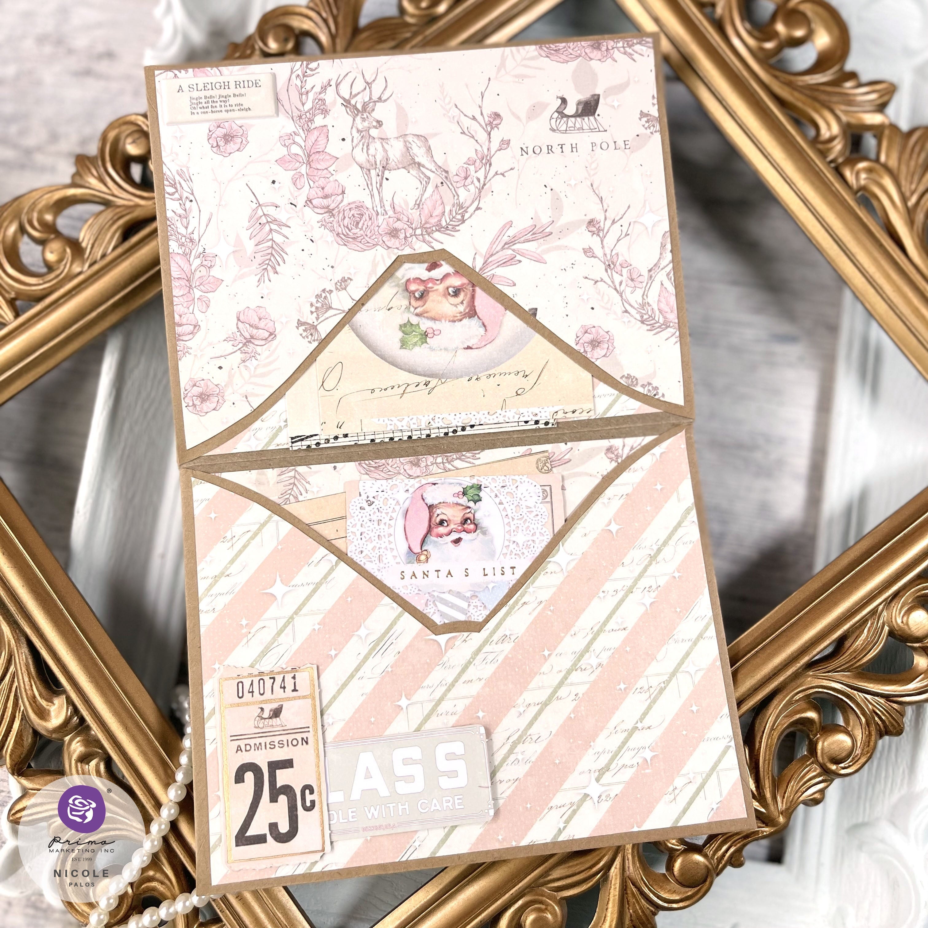 Prima Marketing Christmas Market By Frank Garcia Puffy Stickers -Icons