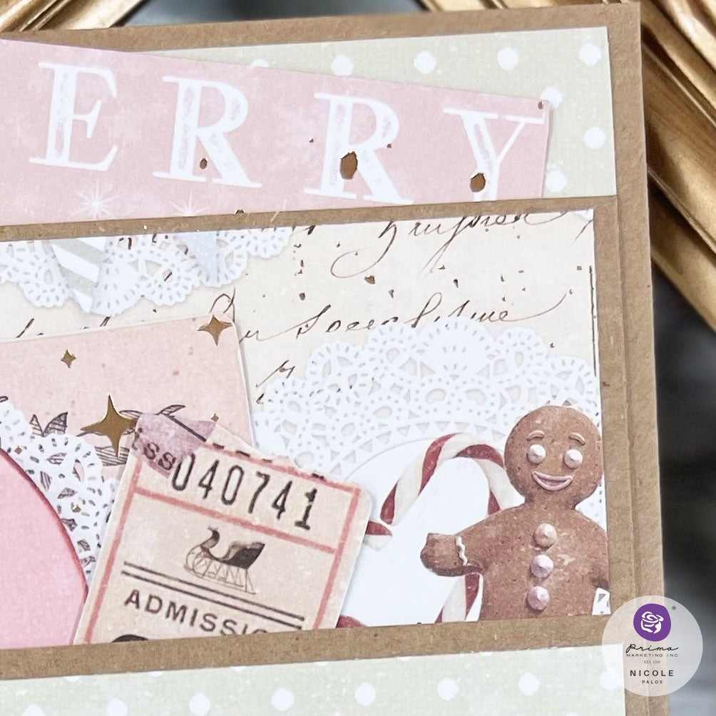 Prima Marketing Christmas Market By Frank Garcia Puffy Stickers -Icons