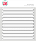 Avery Elle Stencil-Horizontal Stripes