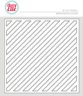 Avery Elle Stencil-Diagonal Stripes