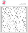 Avery Elle Stencil-Random Dots