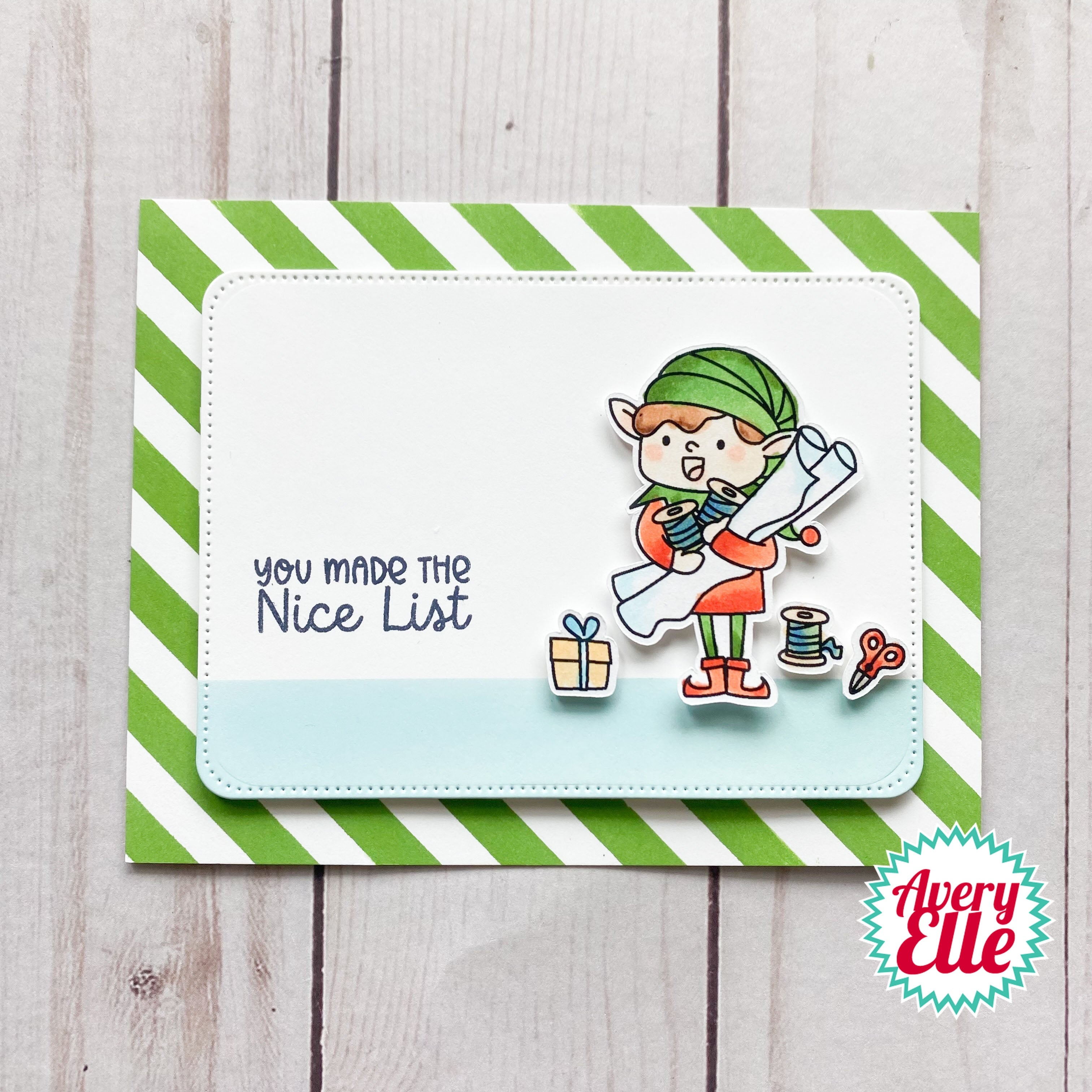 Avery Elle Clear Stamp Set-Nice List