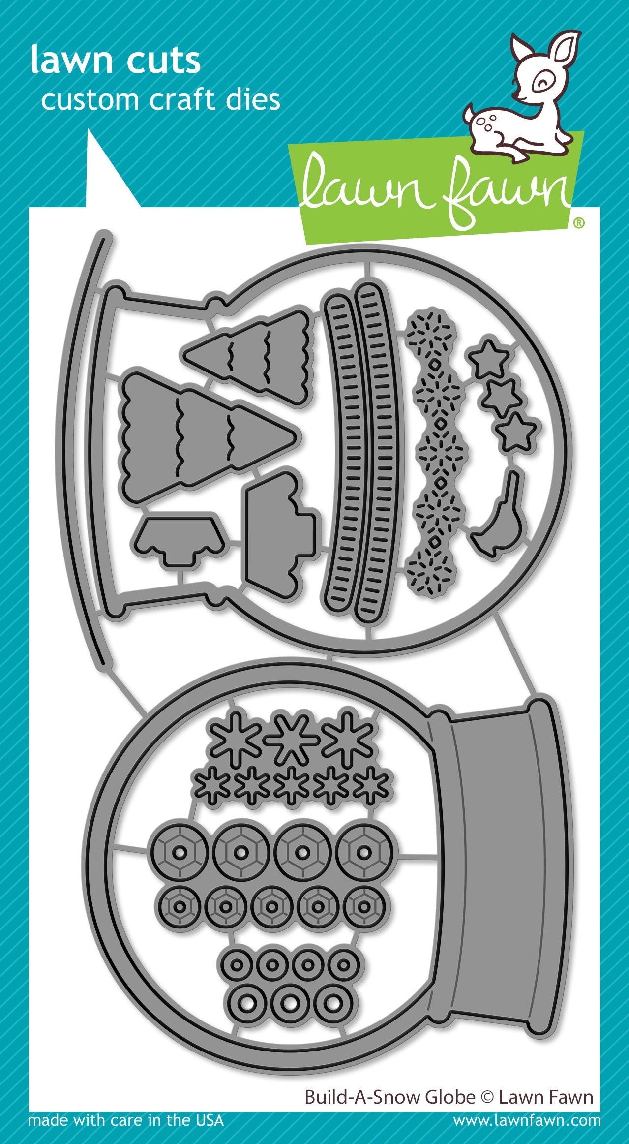 Lawn Cuts Custom Craft Die-Build-A-Snow Globe