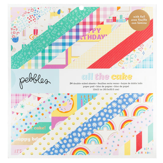 Pebbles All The Cake Double-Sided Paper Pad 12X12