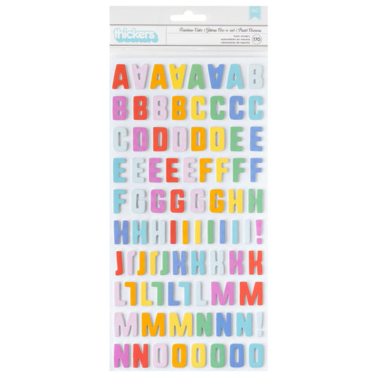 Pebbles All The Cake Thickers Stickers -Alpha