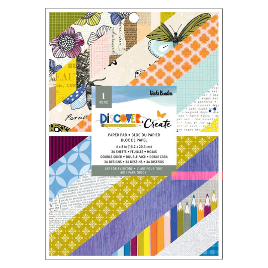 Vicki Boutin Discover + Create Paper Pad 6X8