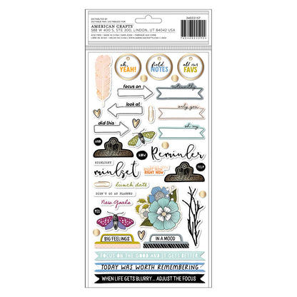 Vicki Boutin Discover + Create Thickers Stickers -Phrases