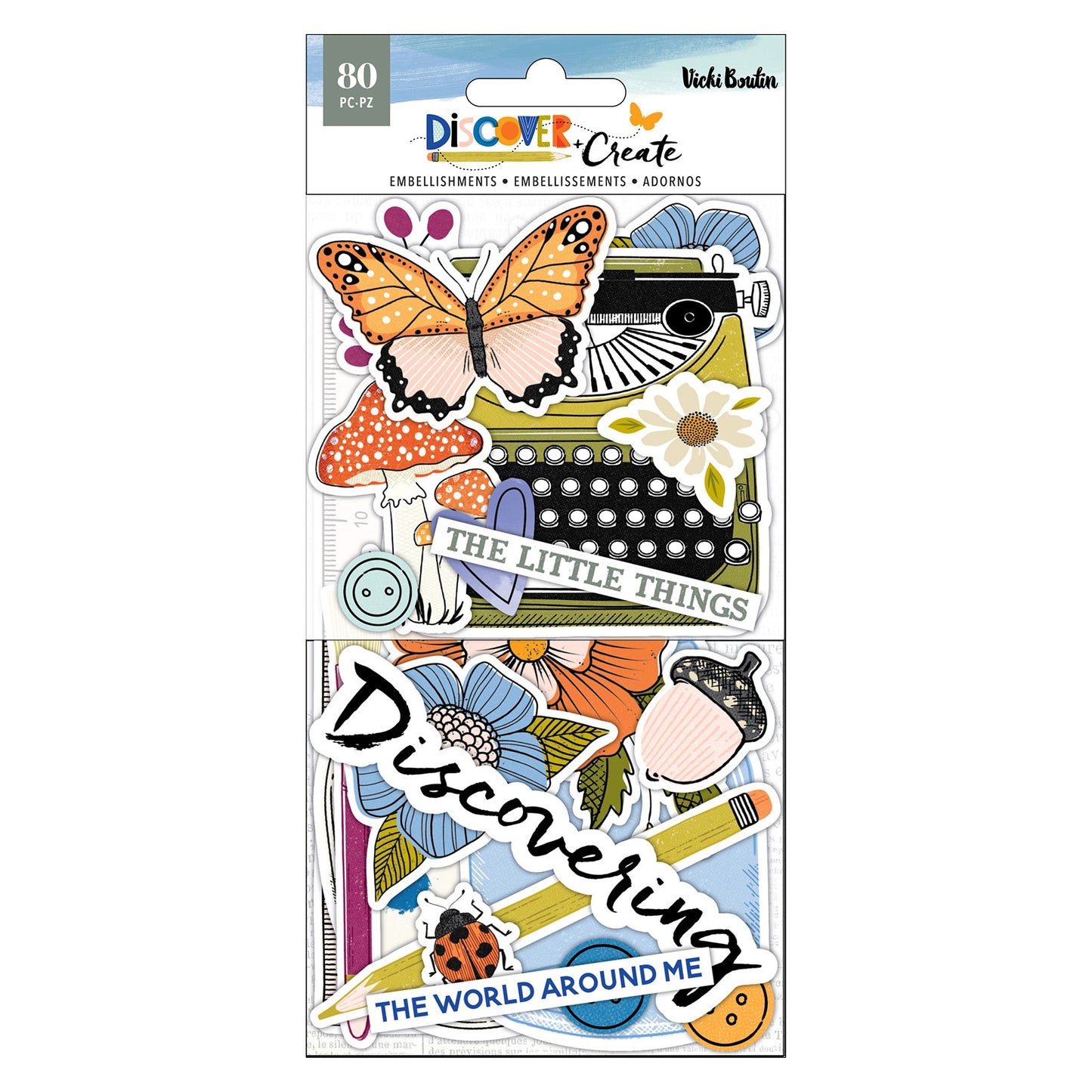 Vicki Boutin Discover + Create Cardstock Die-Cuts-Journaling