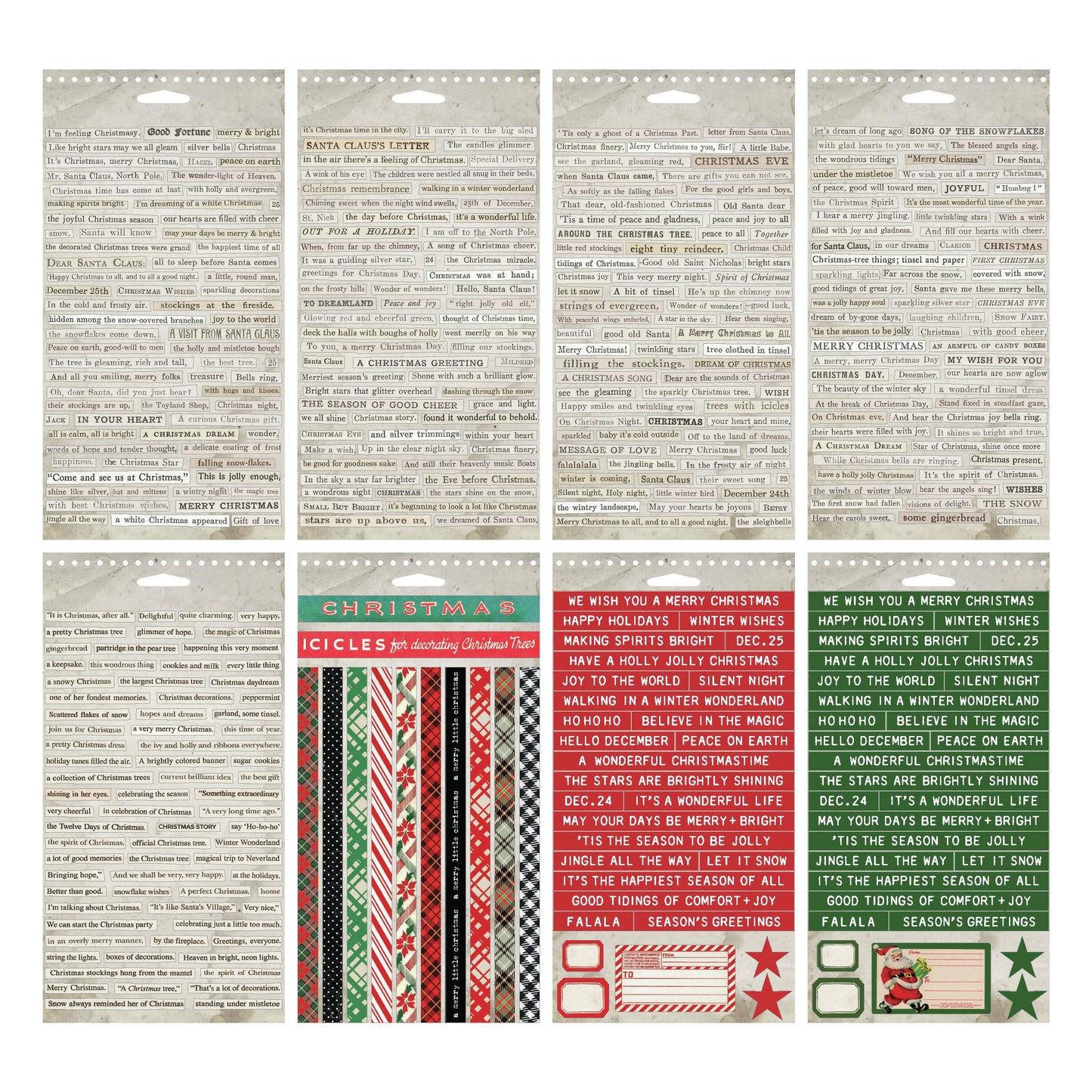 Tim Holtz Idea-Ology Sticker Book - Christmas 2023