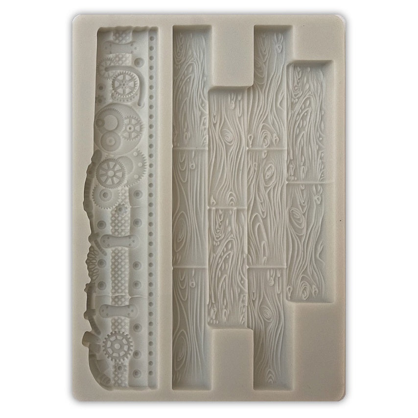 Stamperia Songs Of The Sea Silicone Mould A6 -Wood And Mechanisms