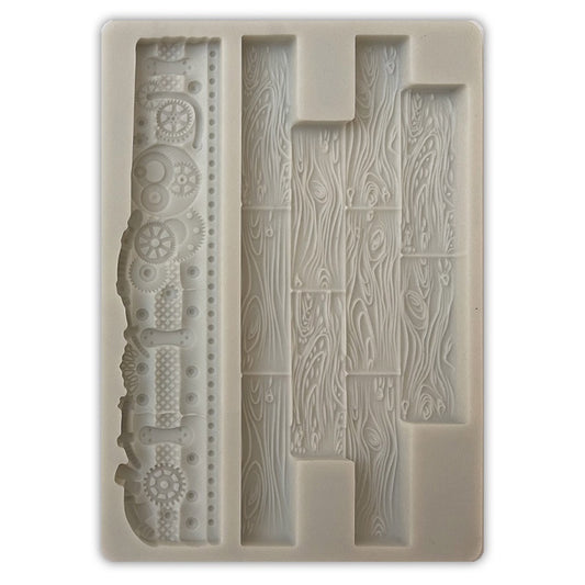 Stamperia Songs Of The Sea Silicone Mould A6 -Wood And Mechanisms