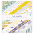 Hello Little Boy Double-Sided Paper Pad 12x12 with-Gold Foil
