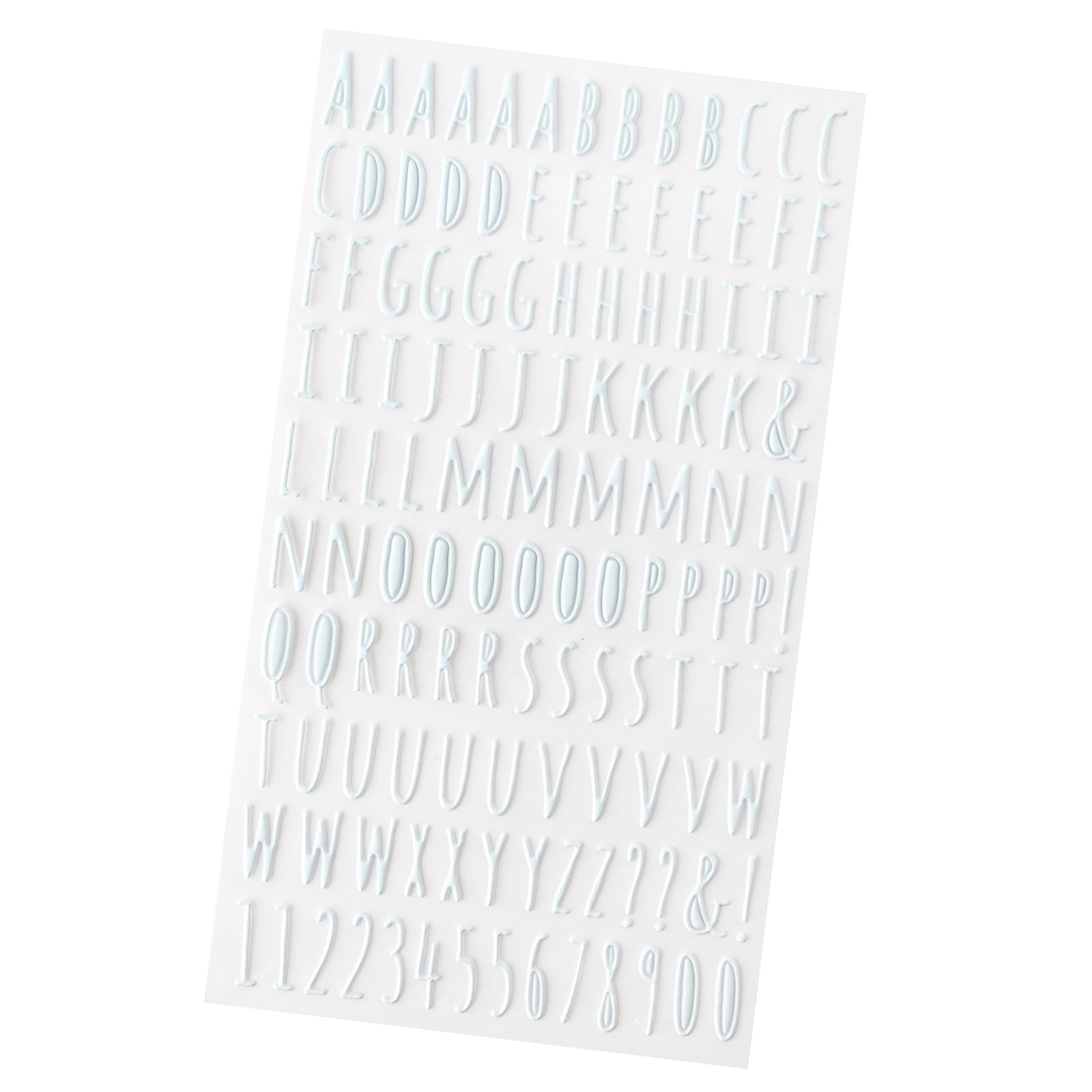 American Crafts Hello Little Boy Puffy Stickers -Alpha