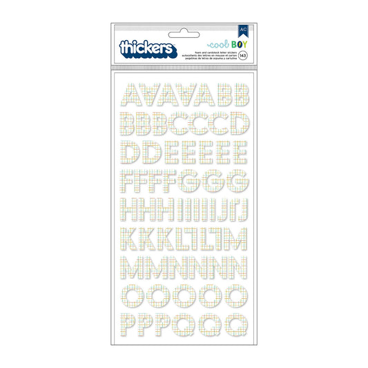 Pebbles Cool Boy Thickers Stickers -Alpha