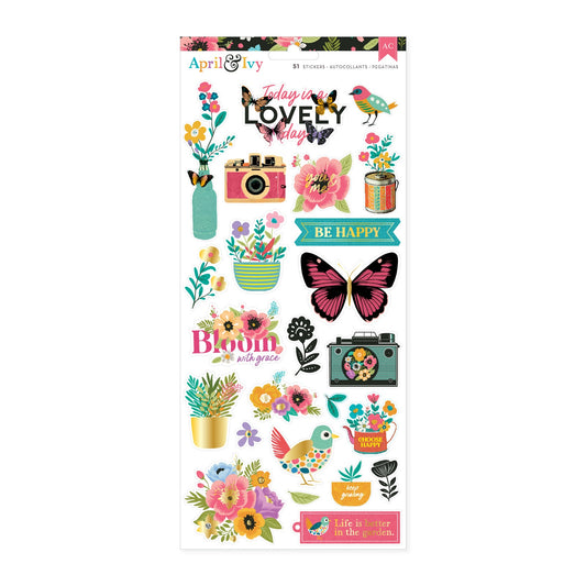 American Crafts April & Ivy Cardstock Stickers