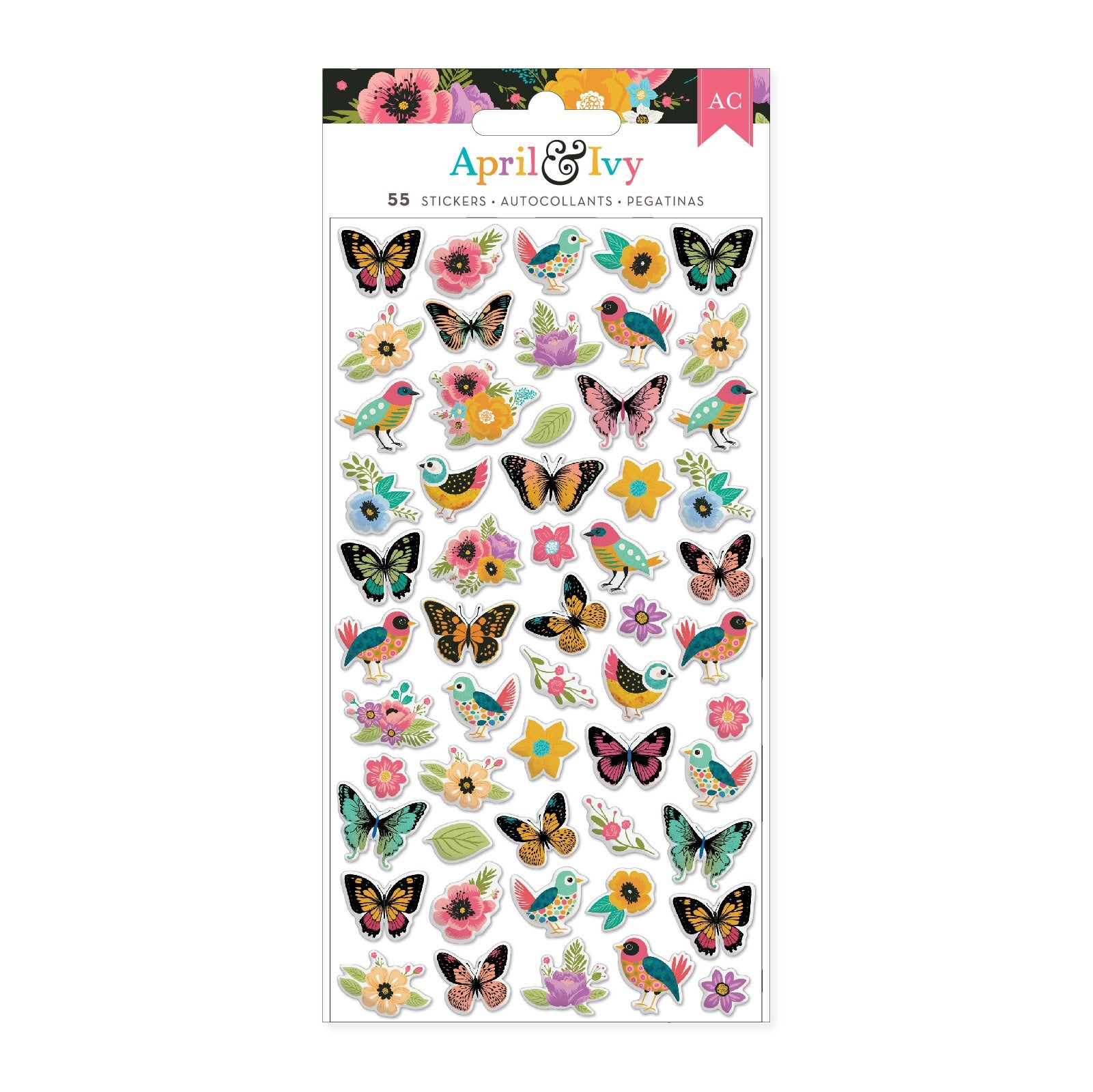 American Crafts April & Ivy Puffy Stickers