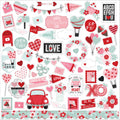 Love Notes Cardstock Stickers -Elements