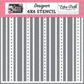Love Notes Stencil -Smitten Stripes
