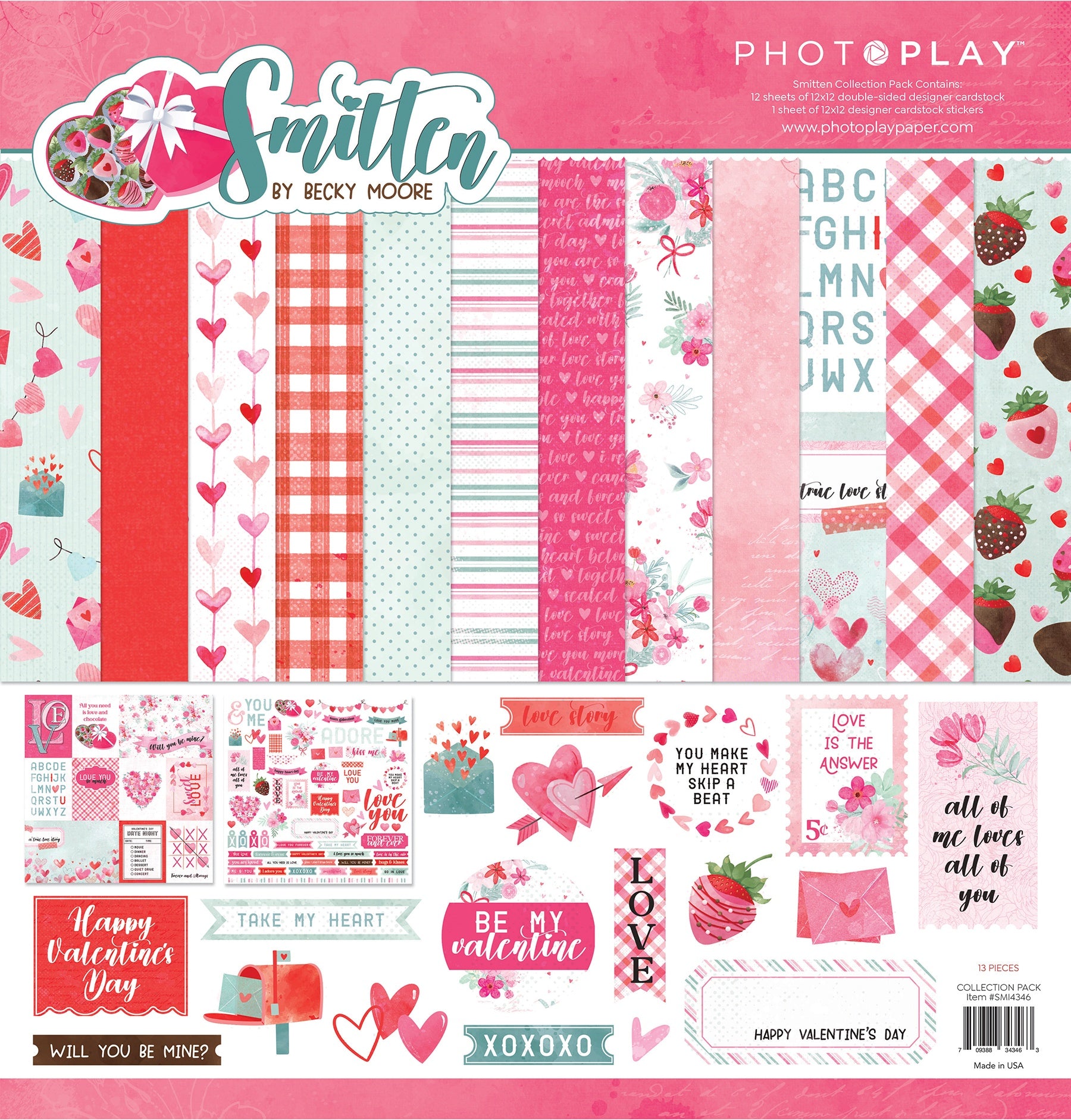 Photoplay Smitten Collection Pack 12X12