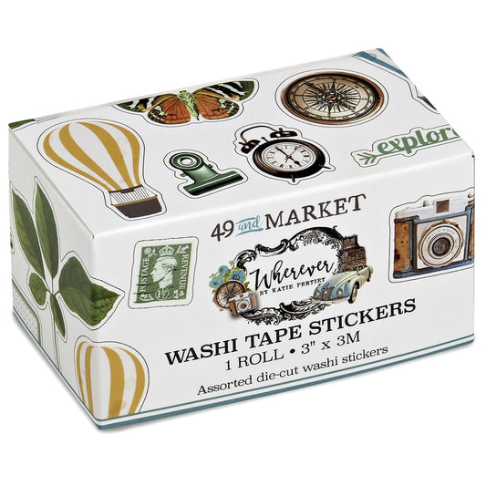 49 And Market Wherever Washi Sticker Roll