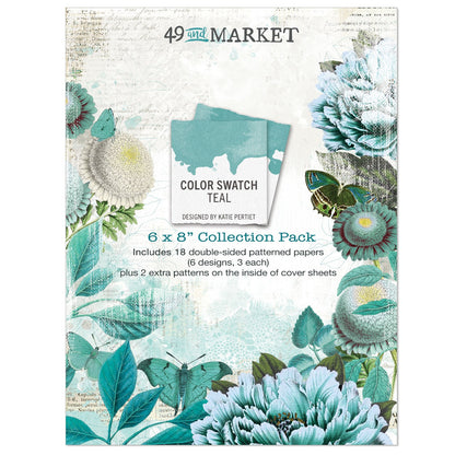 49 And Market Color Swatch: Teal Collection Pack 6X8