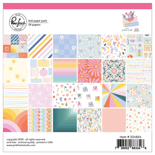 Pinkfresh Studio The Simple Things Double-Sided Paper Pack 6X6