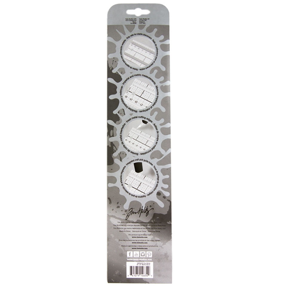 Tim Holtz Media Ruler-12"X2"