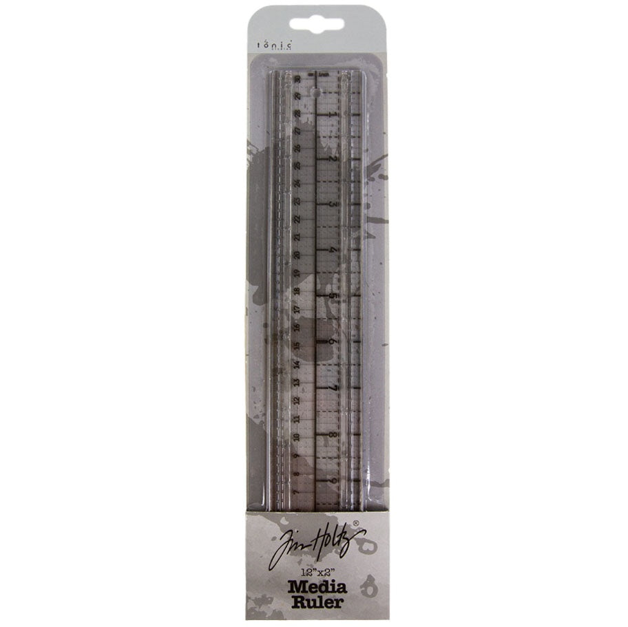 Tim Holtz Media Ruler-12"X2"