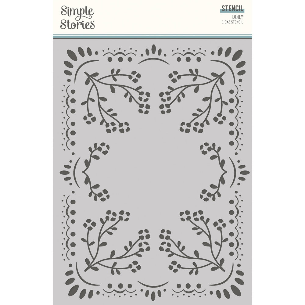 Simple Stories Remember Stencil -Doily