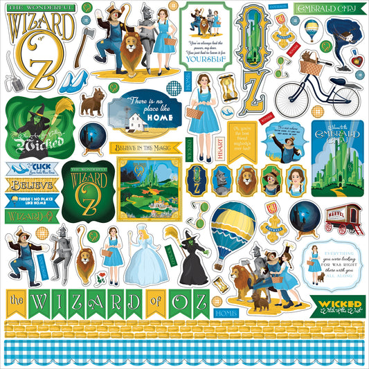 Carta Bella Wizard Of Oz Cardstock Stickers