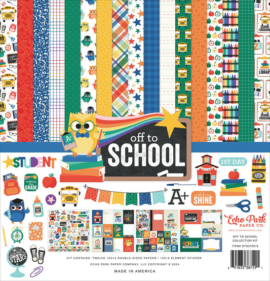 Echo Park Off to School Collection Kit