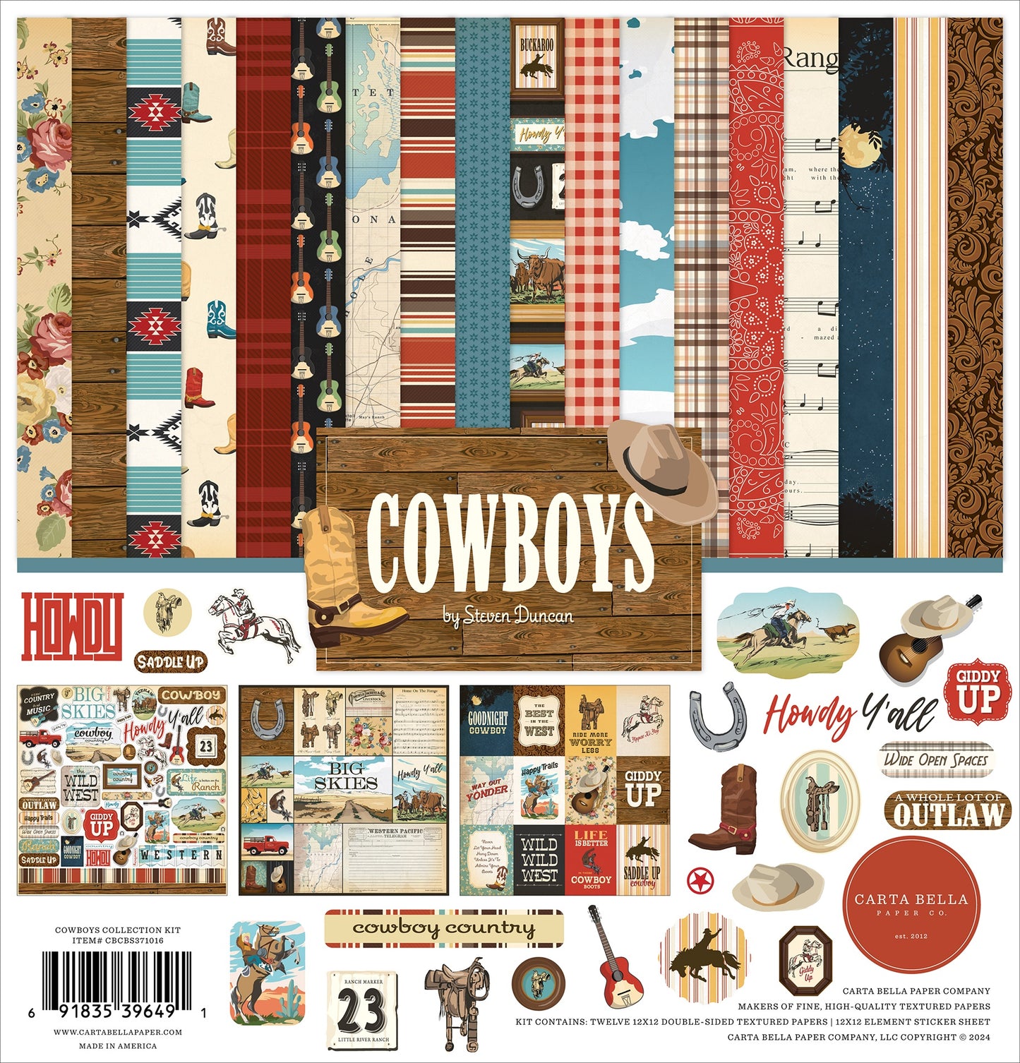 Carta Bella Cowboys - Collection Kit