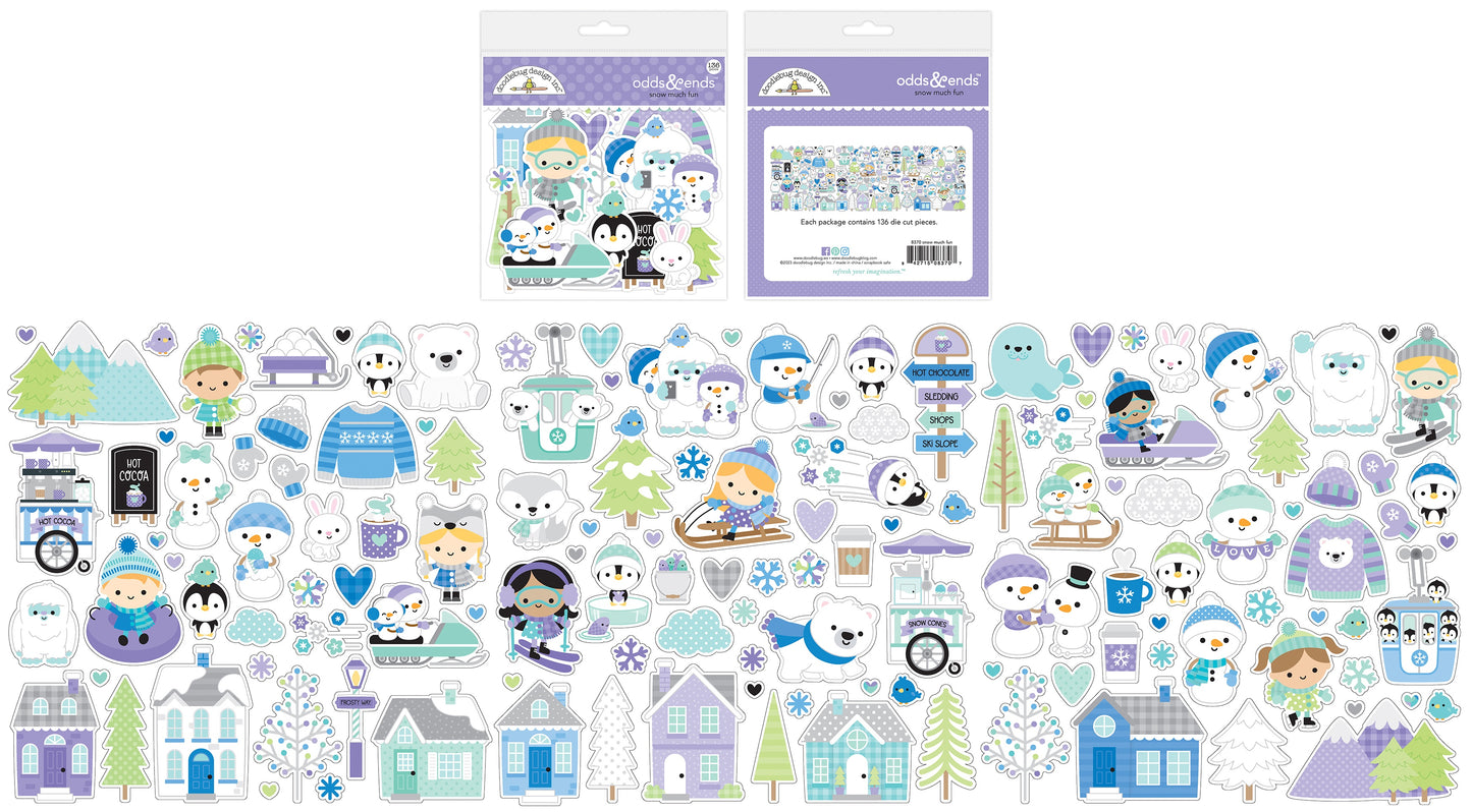 Doodlebug Snow Much Fun Odds & Ends Die-Cuts