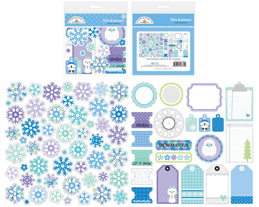 Doodlebug Snow Much Fun Bits & Pieces Die-Cuts